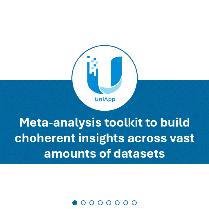 UniApp meta-analysis approach to build coherent insights across large amounts of datasets 